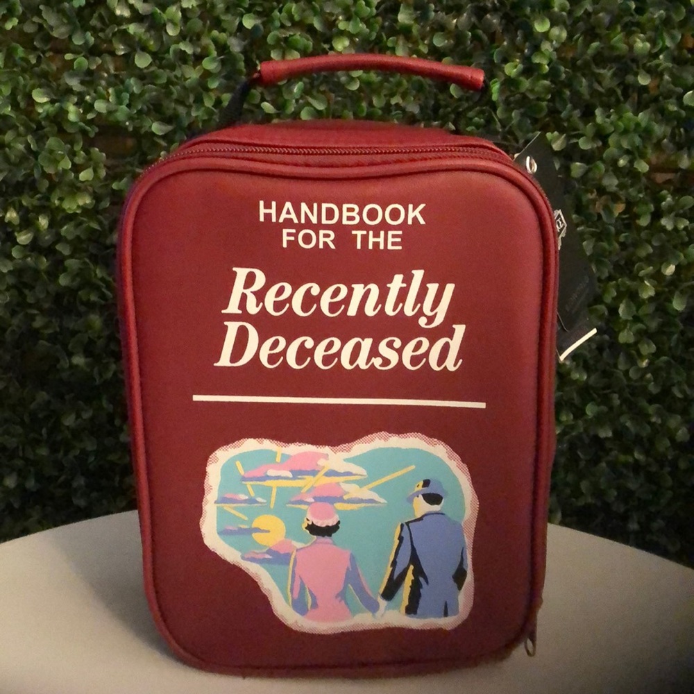 Beetlejuice Handbook for the Recently deceased bag